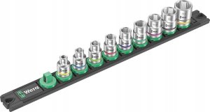 Wera Wera socket magnetic strip B Imperial 1 socket set 3/8, imperial (black/green, 9?piece) 1