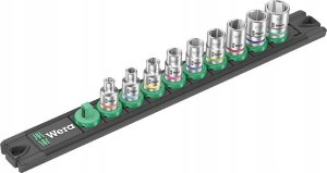 Wera Wera socket magnetic strip A Imperial 1 socket set 1/4, imperial (black/green, 9?piece) 1