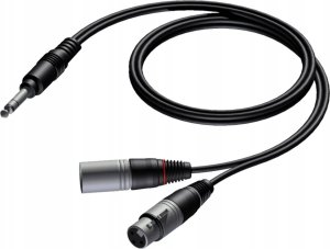 Kabel Procab Procab CAB709/3 6.3 mm Jack male stereo - XLR male & XLR female 3 meter 1