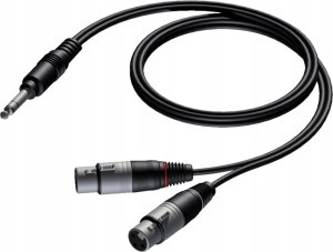 Kabel Procab Procab CAB733/1.5 6.3 mm Jack male stereo - 2 x XLR male 1,5 meter 1