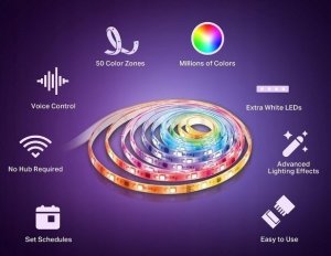 Taśma LED TP-Link TP-Link Tapo L930-10 chytrý WiFi LED pásek (barevný,2500K-6500K,2000lm,2,4GHz, 2x5m) 4