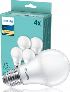 Philips Philips LED Lamp E27 4 pcs. Set 10W (75W) 2700K 2