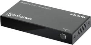 Manhattan MANHATTAN 8K@60Hz 2-Port HDMI-Switch 48G IR-Fernbedíenung 1