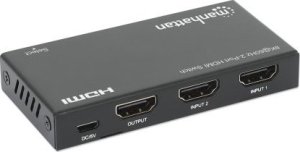 Manhattan MANHATTAN 8K@60Hz 2-Port HDMI-Switch 48G IR-Fernbedíenung 4