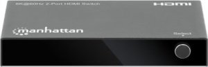 Manhattan MANHATTAN 8K@60Hz 2-Port HDMI-Switch 48G IR-Fernbedíenung 6