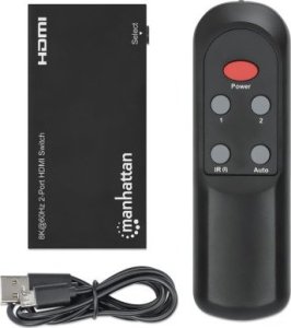 Manhattan MANHATTAN 8K@60Hz 2-Port HDMI-Switch 48G IR-Fernbedíenung 7
