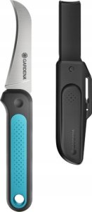 Gardena Gardena Harvesting Knife VeggieCut (grey/turquoise, incl. belt holster with integrated sharpening stone) 1