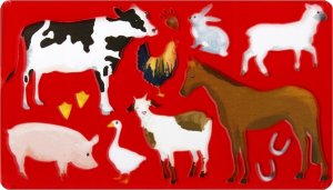 Starpak SZABLON ANIMALS 225X130 2SZT STK PBH 12/144 3