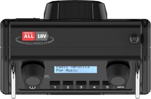 Terminal sieciowy PerfectPro PerfectPro DABPRO 18V Job Site Radio 2