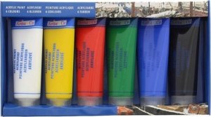 Artico Artico - Zestaw farb akrylowych w tubkach 75 ml 6 kolorów 3