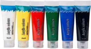 Artico Artico - Zestaw farb akrylowych w tubkach 75 ml 6 kolorów 5