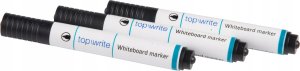 Topwrite Topwrite - Marker do tablic suchościeralnych 3 szt. (czarny) 2