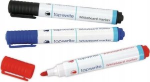 Topwrite Topwrite - Marker do tablic suchościeralnych 3 szt. (czarny) 6
