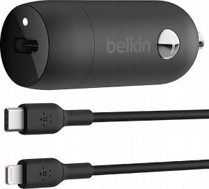 Ładowarka Belkin Belkin USB-C Car Charger  30W PD 1m Lightning-Cab.CCA004bt1MBK-B5 2