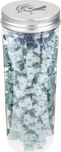 Ducky Ducky TTC Bluish White Switch, mechanisch, 3-Pin, linear, MX-Stem, 42g - 110 Stück 3