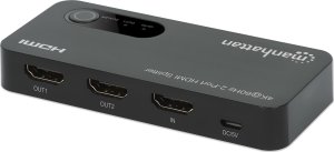 Manhattan MANHATTAN 4K@60Hz 2-Port HDMI-Splitter mit Downscaling 18G 4