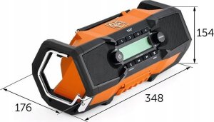 Radio budowlane Fein Fein ARAD 18 BC AS cordless construction site radio 2