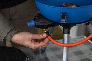 Campingaz Campingaz Party Grill 400 Caravan Connect gas cooker, gas grill (black/blue, 30mbar, with caravan connection, model 2023) 6