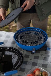 Campingaz Campingaz Party Grill 400 Caravan Connect gas cooker, gas grill (black/blue, 30mbar, with caravan connection, model 2023) 7