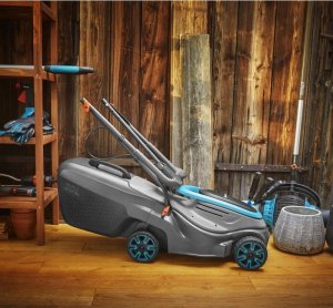 Kosiarka akumulatorowa Gardena GARDENA Cordless Lawnmower PowerMax 32/18V P4A solo, 18V (black/grey, without battery and charger, POWER FOR ALL ALLIANCE) 10