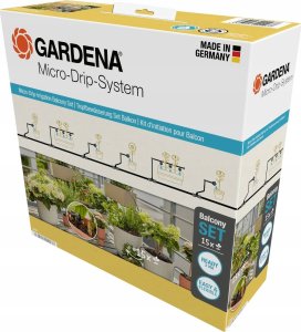 Gardena GARDENA Micro-Drip-System drip irrigation set balcony, 15 plants, drippers (black/grey, model 2023) 6