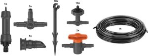 Gardena GARDENA Micro-Drip-System drip irrigation set balcony, 15 plants, drippers (black/grey, model 2023) 8