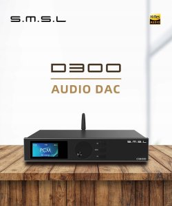 SMSL SMSL D300 DAC PCM768kHz 32Bit DSD512 Bluetooth 5.0 LDAC aptX HD 3