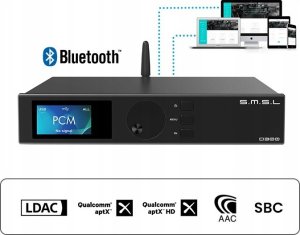 SMSL SMSL D300 DAC PCM768kHz 32Bit DSD512 Bluetooth 5.0 LDAC aptX HD 6