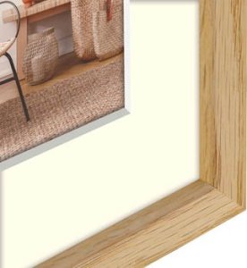 Ramka ZEP ZEP Malmo natural    15x20/20x30 Wood with Passepartout V4523N 2
