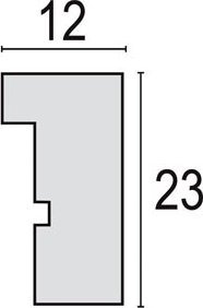 Ramka ZEP ZEP Malmo natural    15x20/20x30 Wood with Passepartout V4523N 4