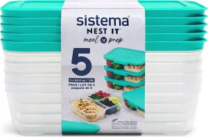 Sistema sistema Meal Prep Boxen NEST IT 1,19 l 5 Stück 1