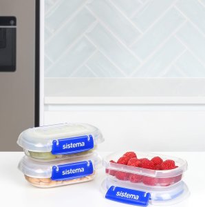 Sistema sistema Pojemniki do przechowywania zestaw KLIP IT PLUS 3 x 180 ml niebieski 2