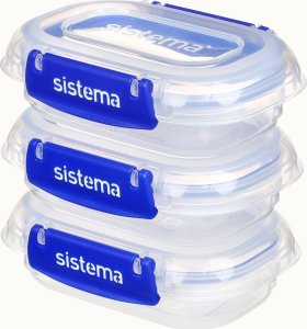 Sistema sistema Pojemniki do przechowywania zestaw KLIP IT PLUS 3 x 180 ml niebieski 3