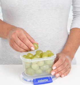 Sistema Zestaw pojemników hermetycznych KLIP IT PLUS 3 x 400 ml niebieski 5