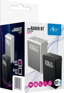 Radio Art RADIO FM BS-817 B wyświetlacz cyfrowy LED czarne ART funkcja  bluetooth 7