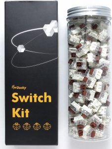 Ducky Ducky Kailh Box Brown Switches, mechanisch, 3-Pin, taktil, MX-Stem, 50g - 110 Stück 1