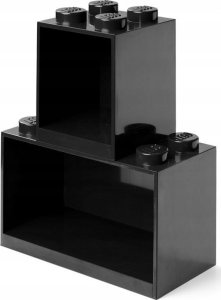 Room Copenhagen Room Copenhagen LEGO Regal Brick Shelf 8+4, Set 41171733 (black, 2 shelves) 6