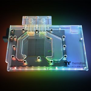 Chłodzenie wodne Thermaltake Thermaltake Pacific V-RTX 4090 Plus (ASUS ROG & TUF) GPU Water Block, water cooling (transparent) 2