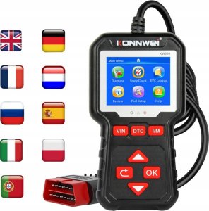 Konnwei Miernik diagnostyczny, skaner OBD2 Konnwei KW320 14