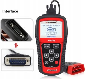 Konnwei Miernik diagnostyczny, skaner OBD2  Konnwei KW808 4