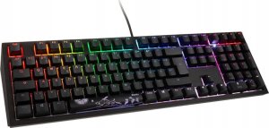 Klawiatura Ducky Ducky Shine 7 PBT Gaming Tastatur - MX-Red (US), RGB LED, blackout 2