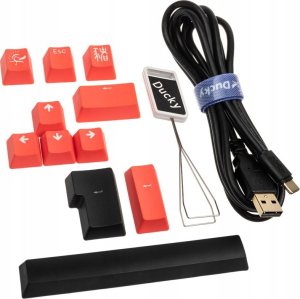 Klawiatura Ducky Shine 7 PBT Gaming klawiatura - MX-Brown (US), RGB LED, blackout 8