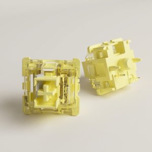 Akko AKKO V3 Pro Cream Yellow Switches, mechanisch, 5-Pin, linear, MX-Stem, 50g - 45 Stück 3
