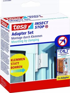Tesa tesa Fliegengitter Adapter für FALT Tür 55415 weiss 4