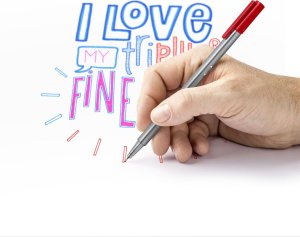 Staedtler STAEDTLER Fineliner triplus blau 4er-Set retail 3