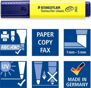 Staedtler Textmarker Textsurfer classic zestaw 4 sort. retail 2