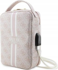 Guess Guess 4G Printed Stripes Travel Universal Bag - Organizer na akcesoria (Różowy) 1