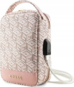 Guess Guess GCube Stripe Travel Universal Bag - Organizer na akcesoria (Różowy) 1