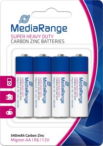 MediaRange MediaRange Batterie Super Heavy Duty Mignon AA/R6/1,5V 4er 1