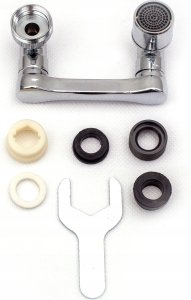 Bateria umywalkowa Noveen Przedłużka ruchoma kran XL1063 silver 8